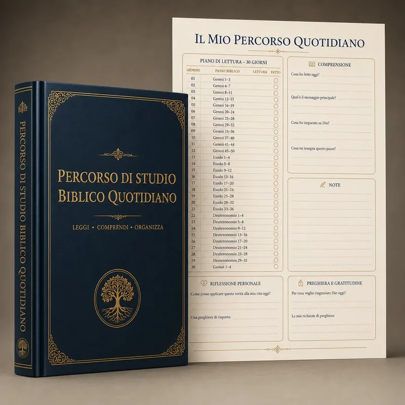 Mockup del Percorso di Studio Biblico Quotidiano